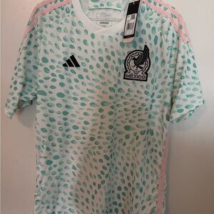 Adidas Mexico Graphic Jersey - White and Mint